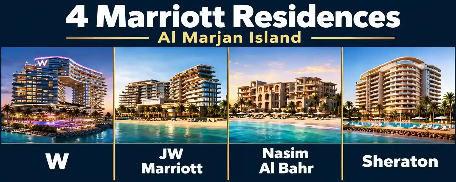 Article illustration: Marriott Residences on Al Marjan Island Compared